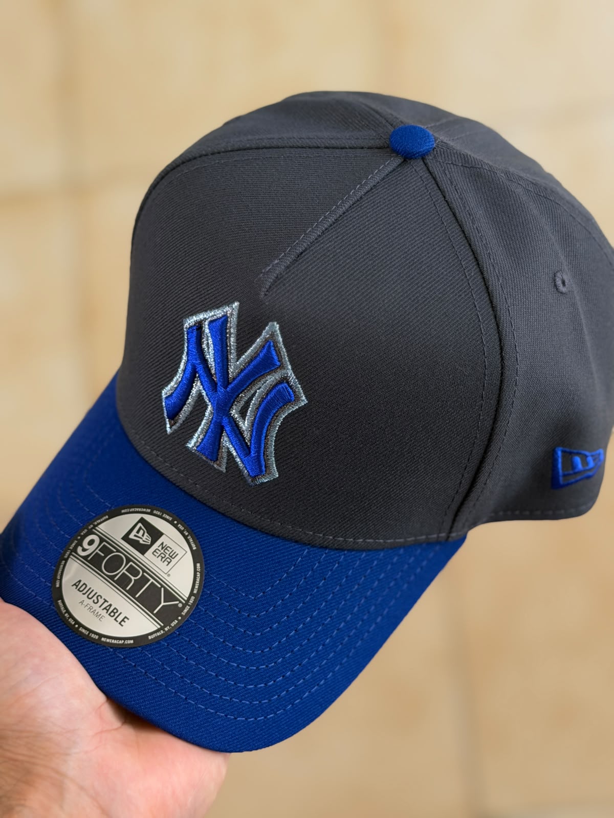 9FORTY A-Frame - NY Yankees 2 Tone Grey/Blue_4