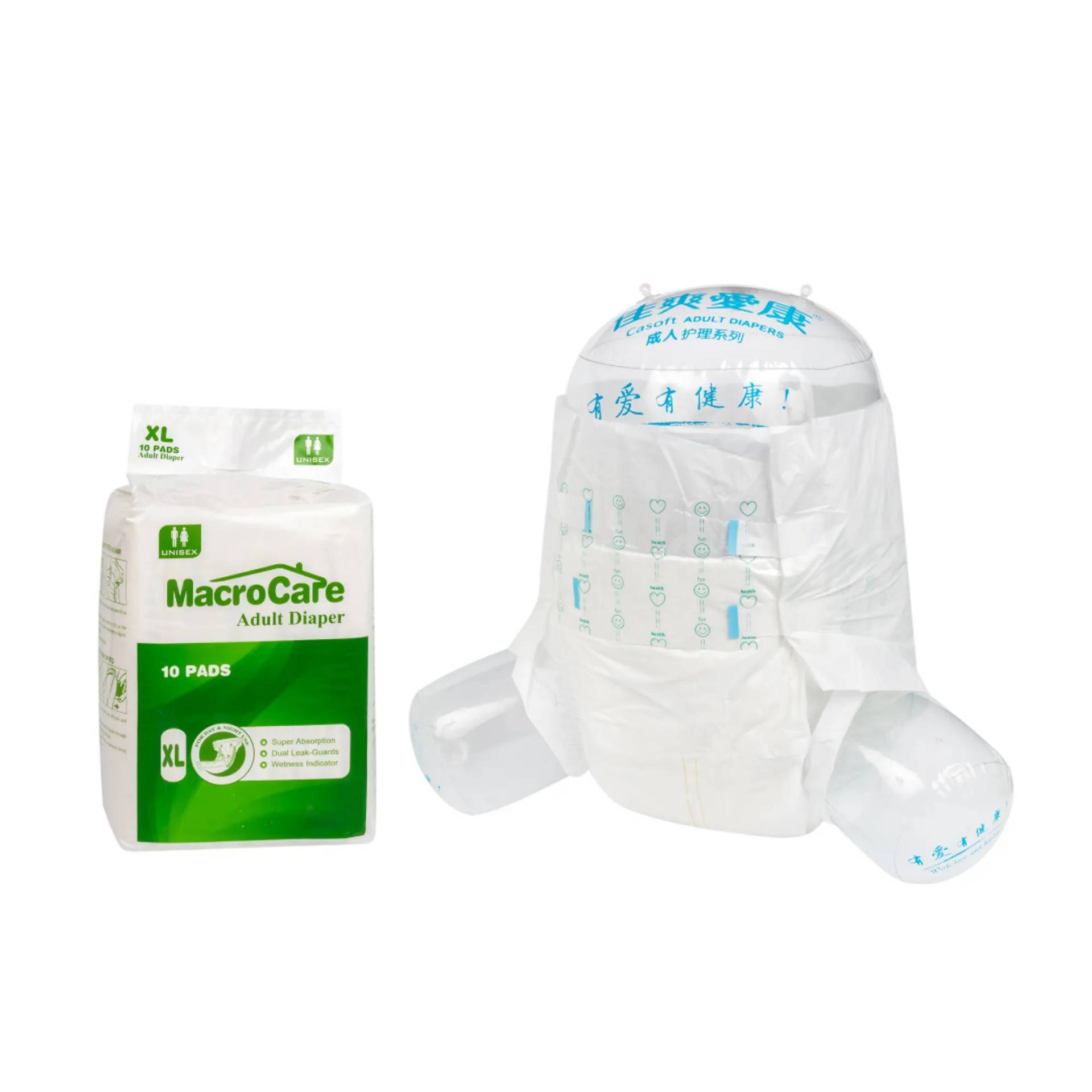 Ultra-Thick Super Absorption Magic Tapes Adult Diaper_0