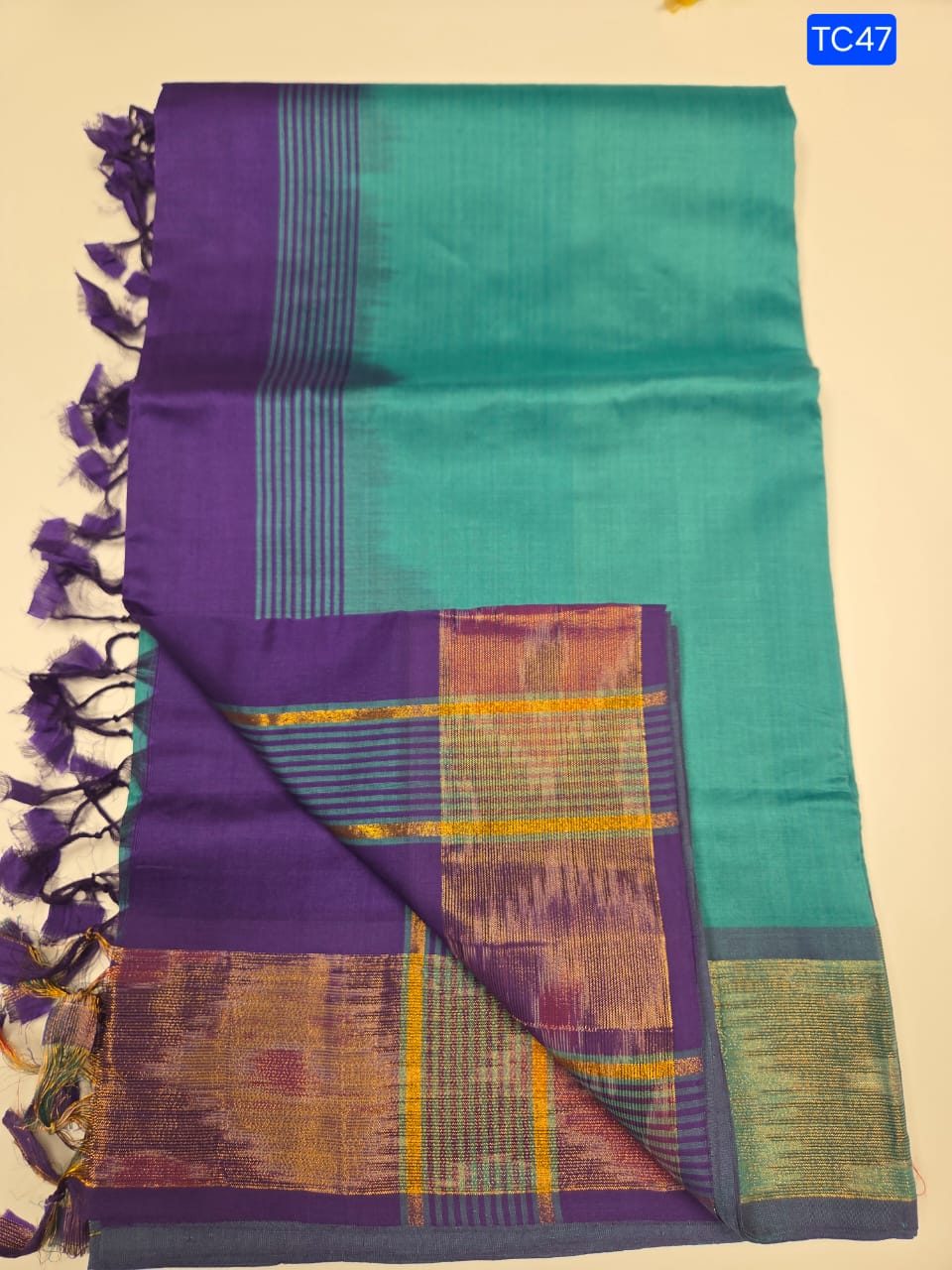 Plain Silk Cotton Saree