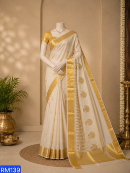 Kasavu sarees 