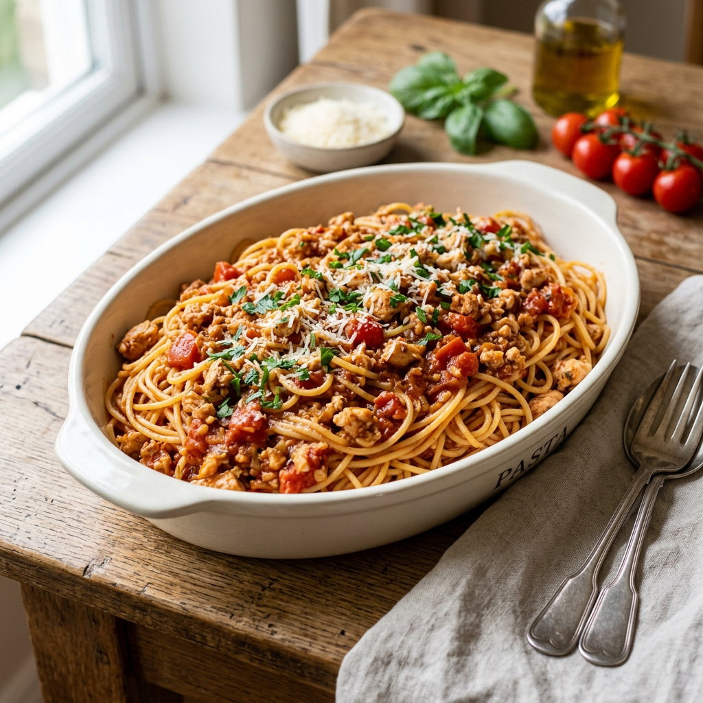 Chicken Bolognese Pasta (10 Pax)