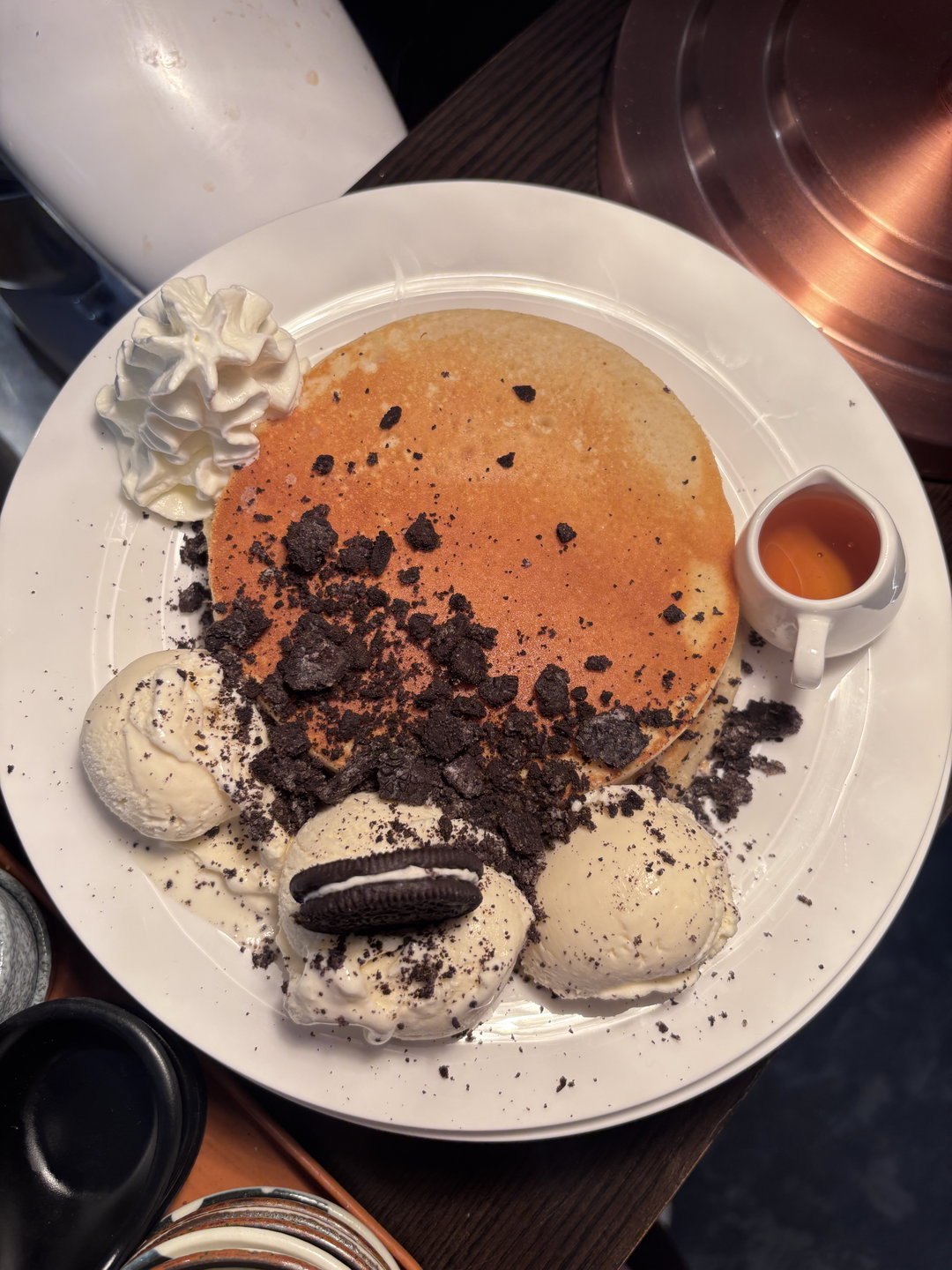 Oreo Pancake Stack (2) with Ice Cream
