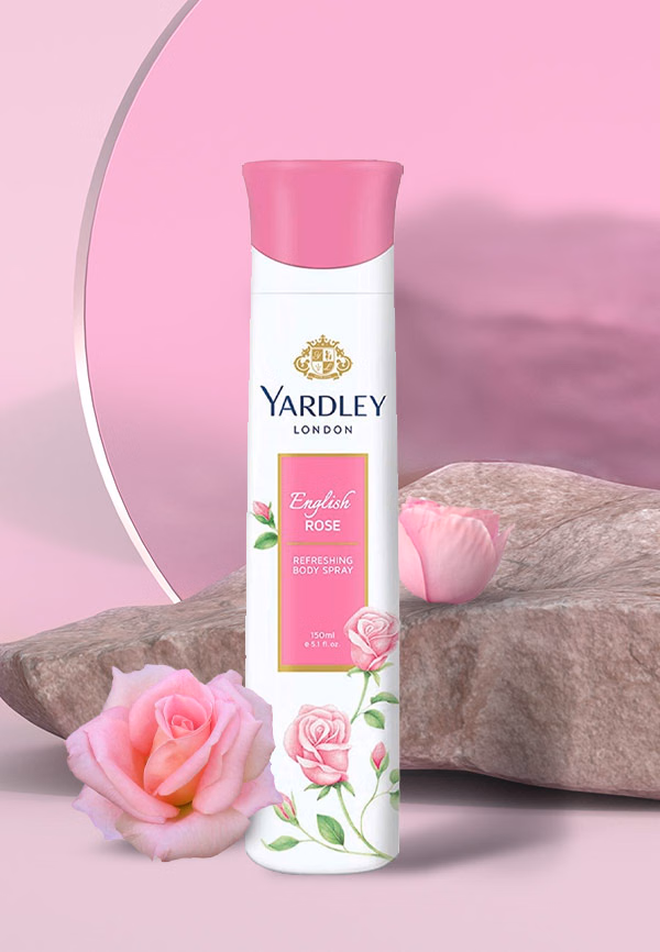Yardley Body Spray Women English Rose 150ml_0