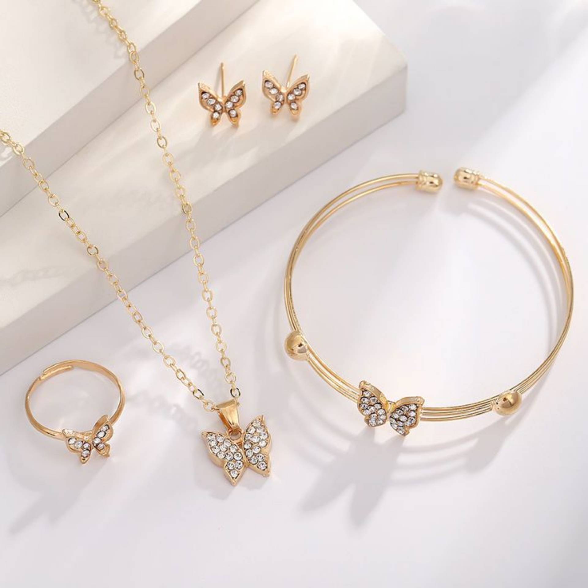 All butterfly necklace set_0