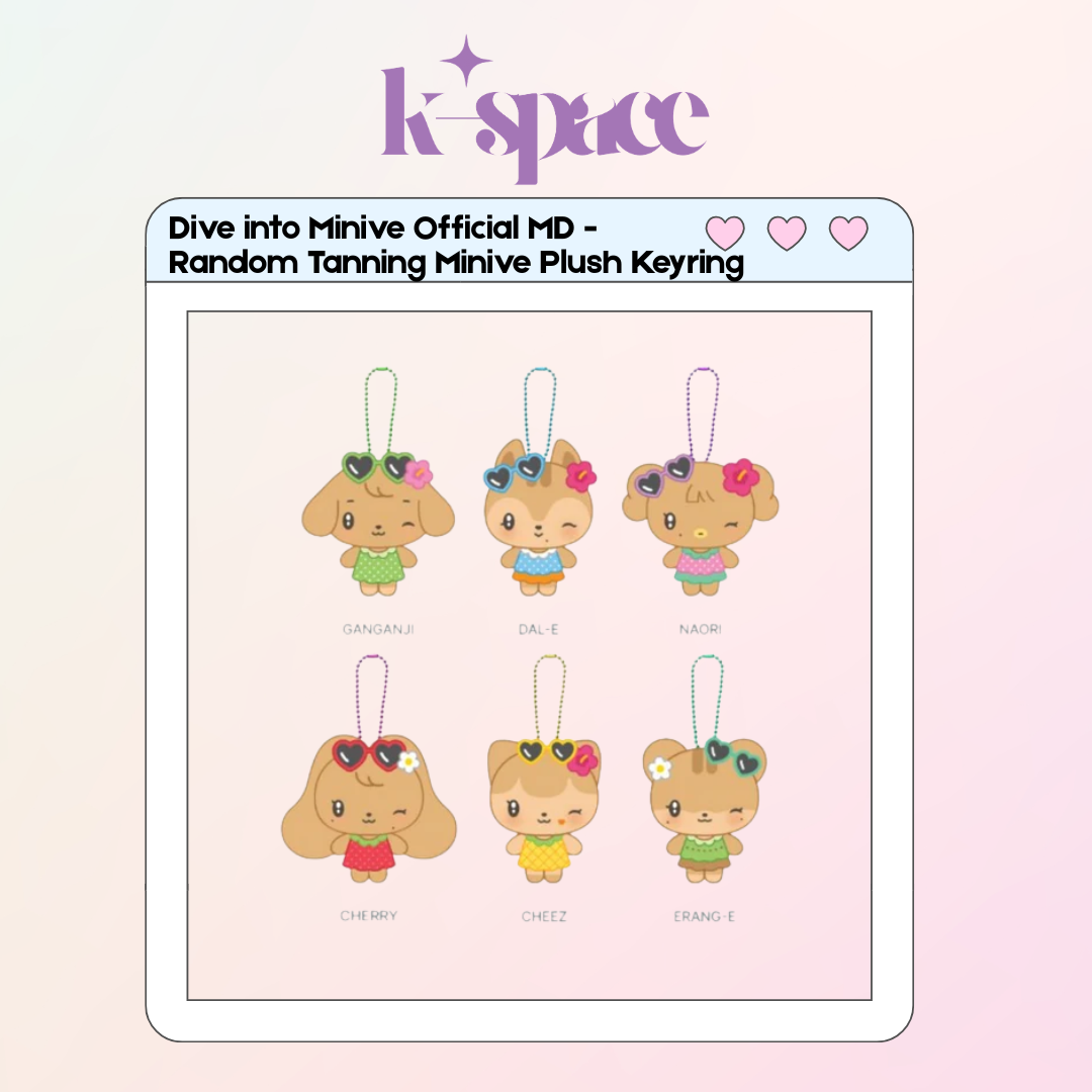 Dive into Minive - Random Tanning Plush Keyring_0