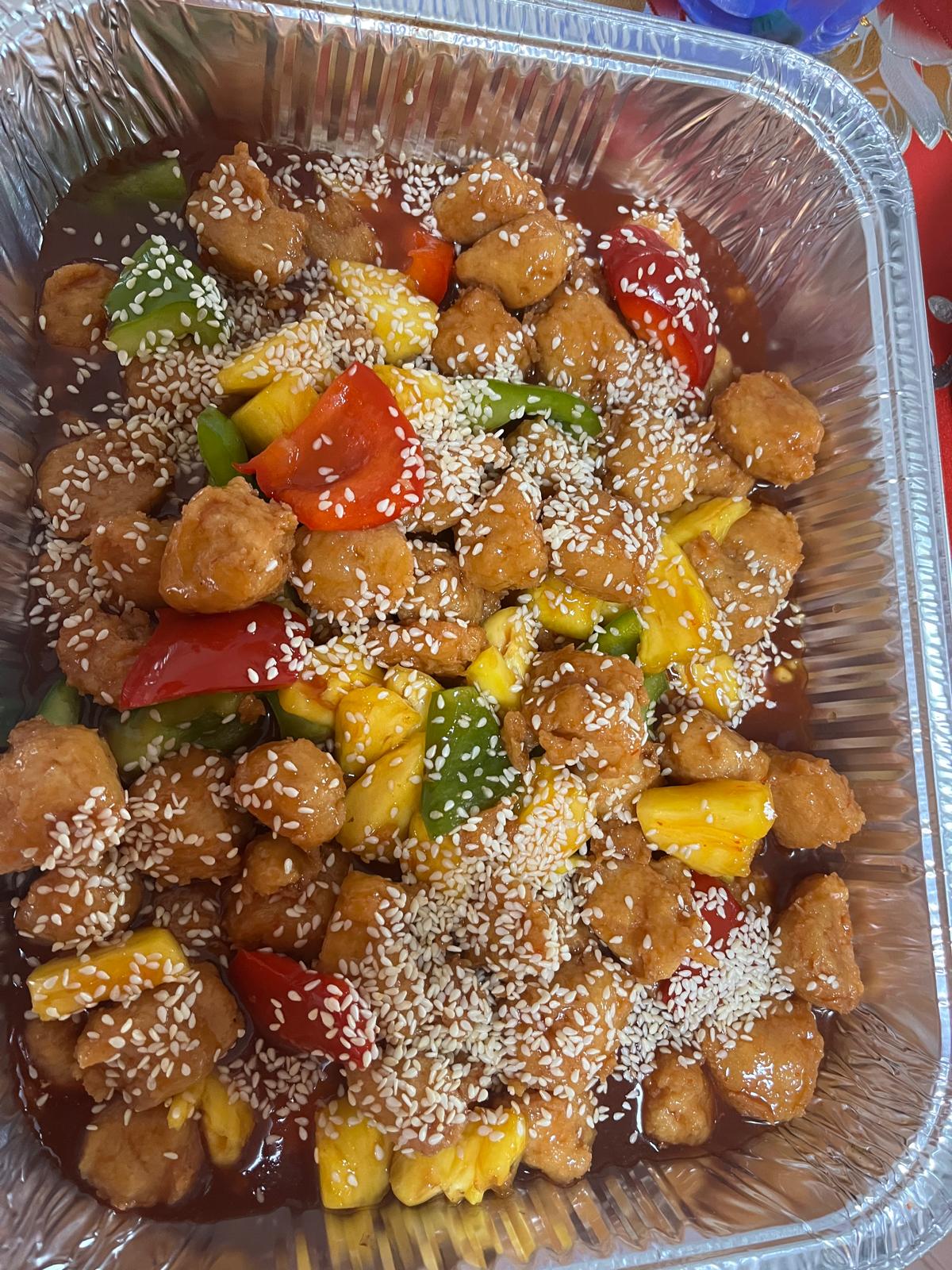 酸甜鸡丁饭 Sweet & Sour Chicken Rice_0
