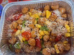 酸甜鸡丁饭 Sweet & Sour Chicken Rice