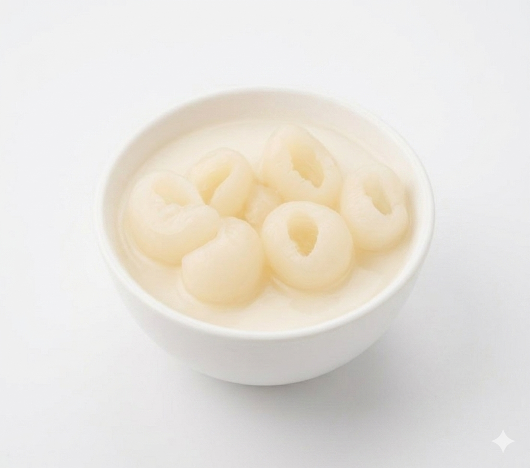 杏仁龙眼 Almond Jelly Longan