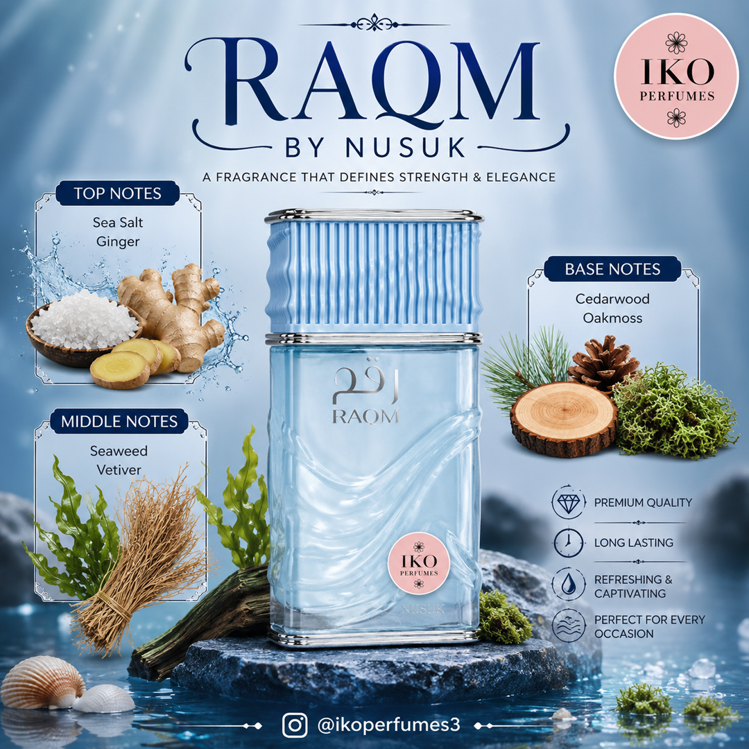 RAQM by NUSUK |Fresh Arabic Perfume in Kenya | IKO Perfumes