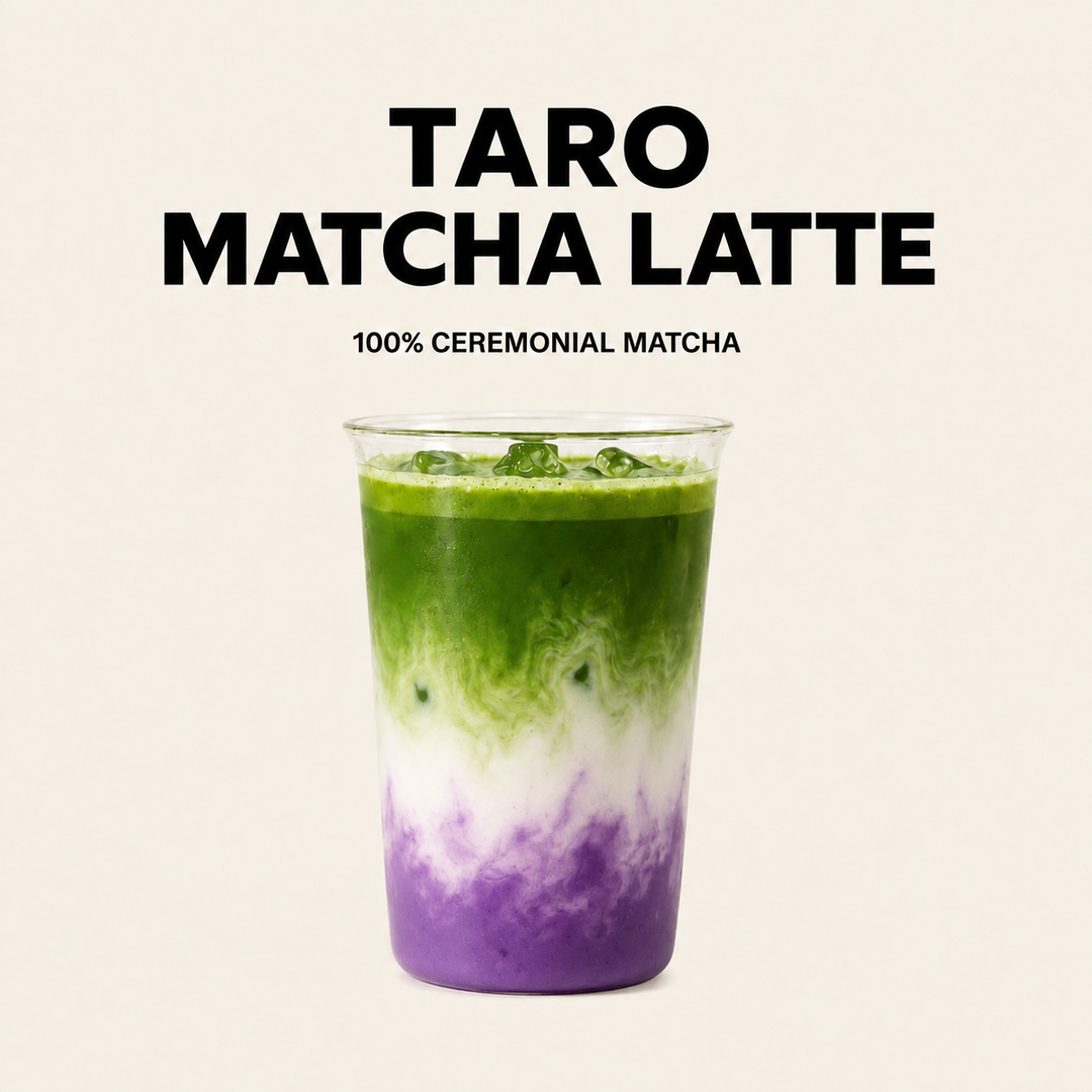 Taro Matcha Latte 