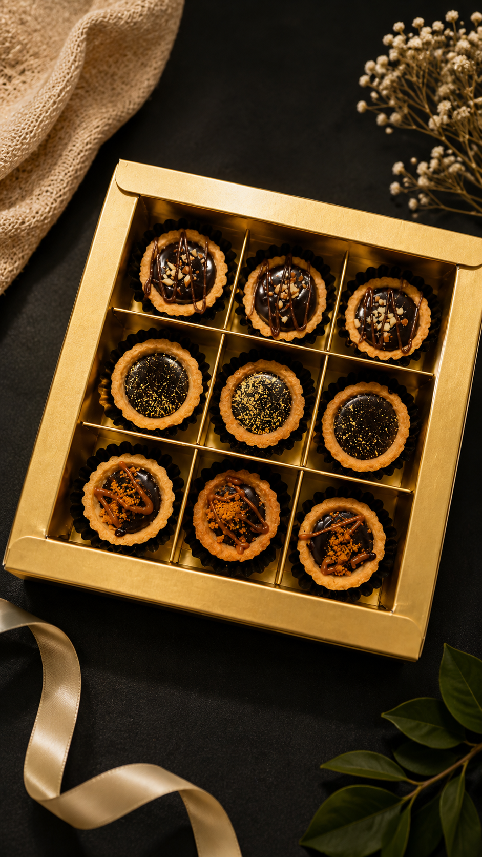NZ Signature Chocolate Tarts Collection (Box of 9)_1