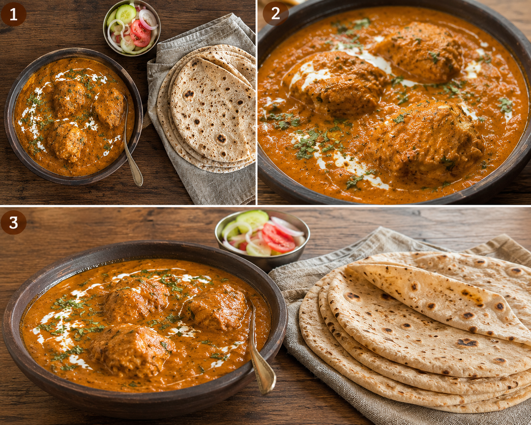 शाही चिकन ग्रेवी कॉम्बो (Shahi Chicken Gravy Combo)