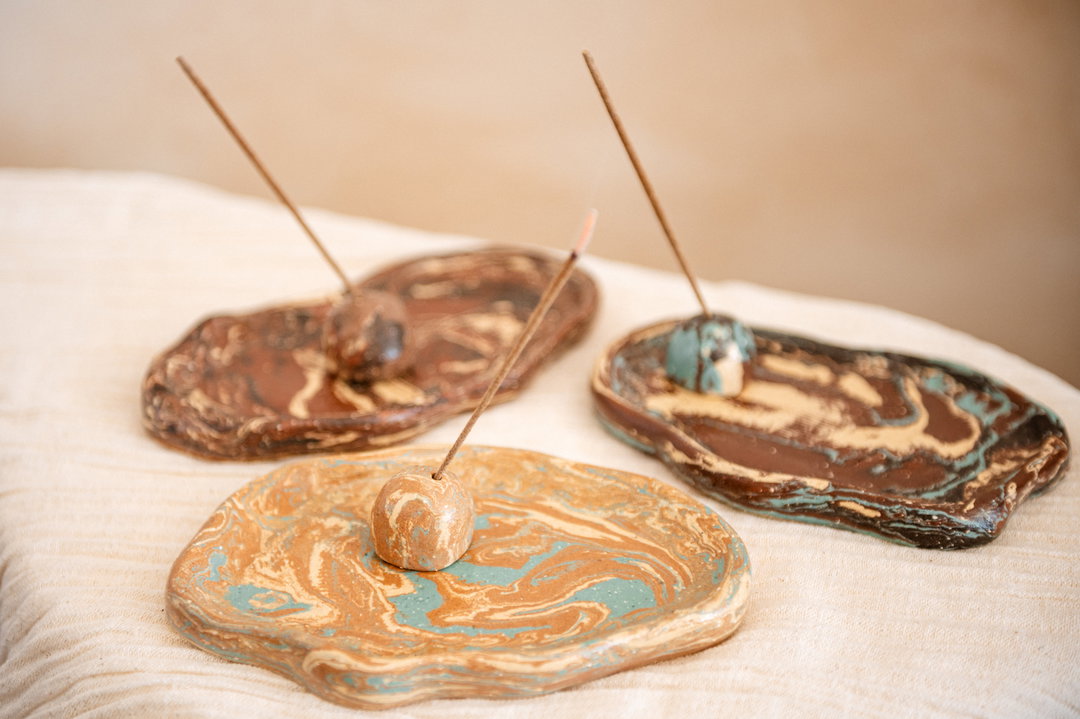 Incense jewelry holder 