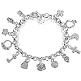 Pulseras Plata tibetana con detalles médicos