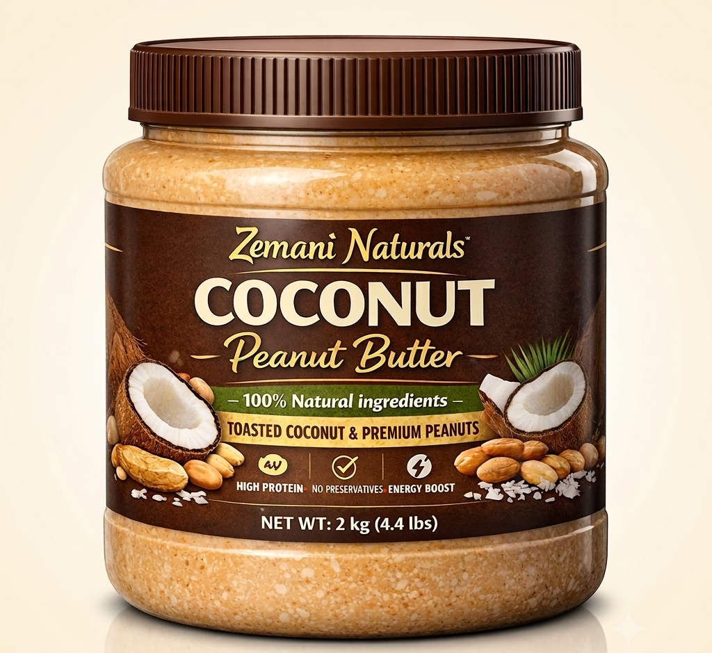 Coconut Peanut Butter (2 kg / 4.4 lbs) – Toasted Coconut, High Protein & Clean Fuel