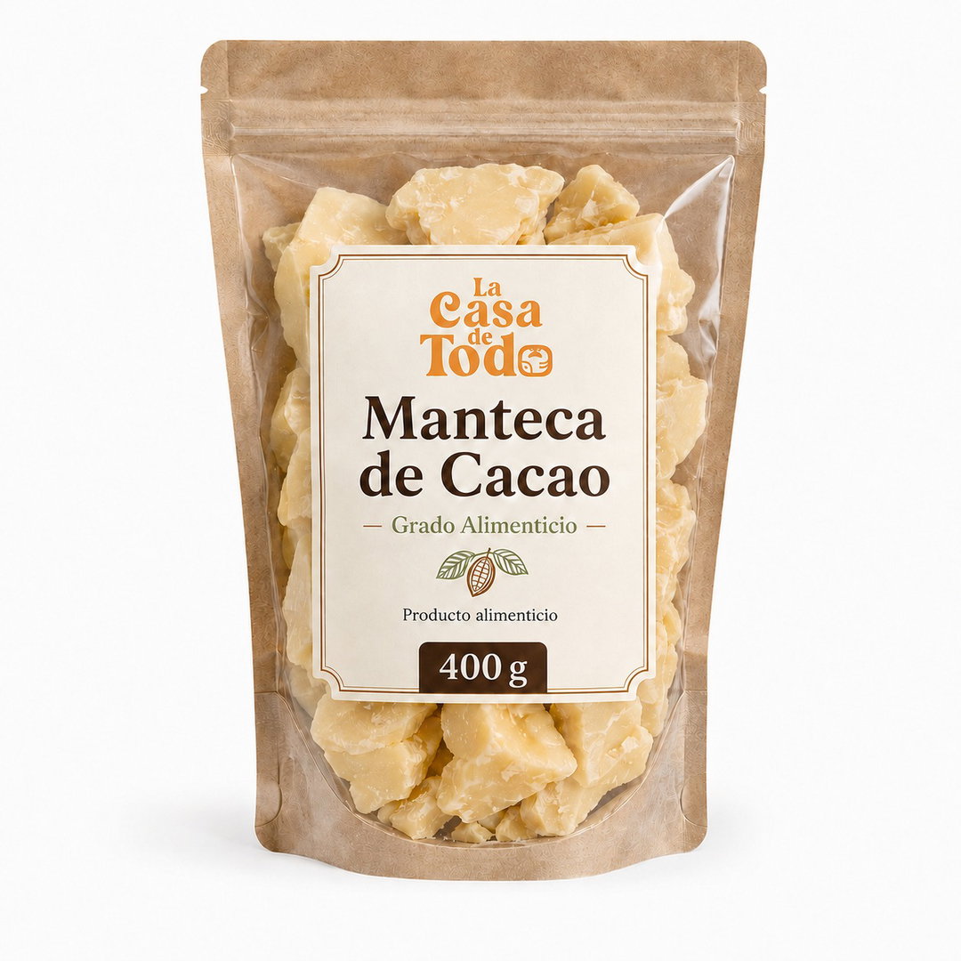 Manteca de Cacao Grado Alimenticio (400g)