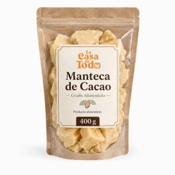 Manteca de Cacao Grado Alimenticio (400g)