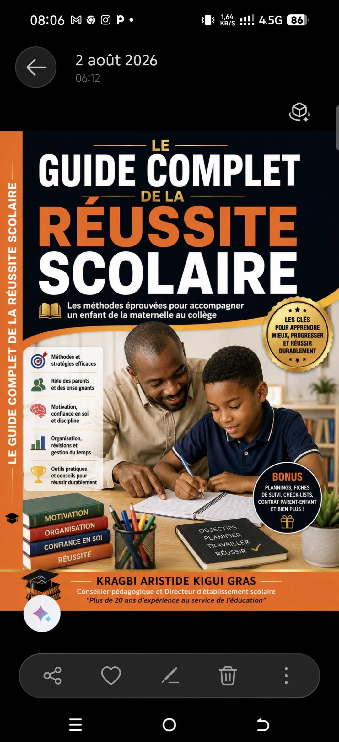 GUIDE COMPLET DE RÉUSSITE SCOLAIRE