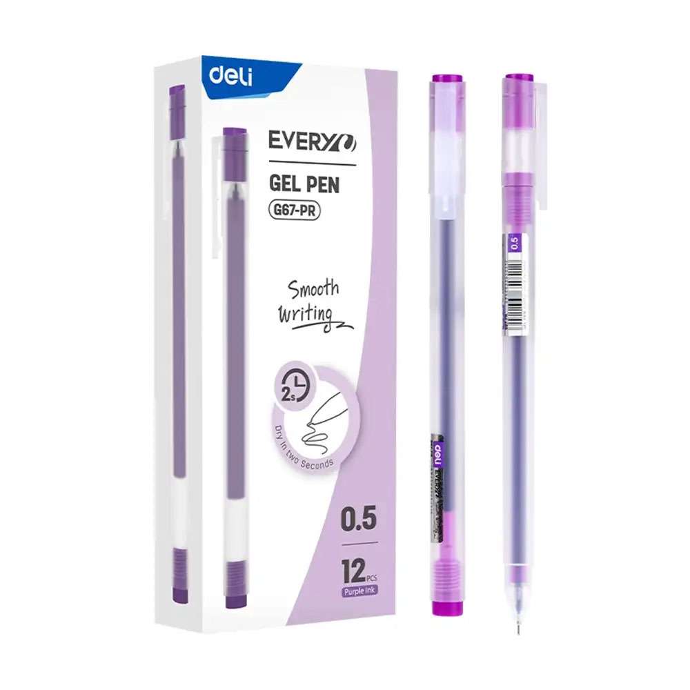 Stylo gel violet Every_0