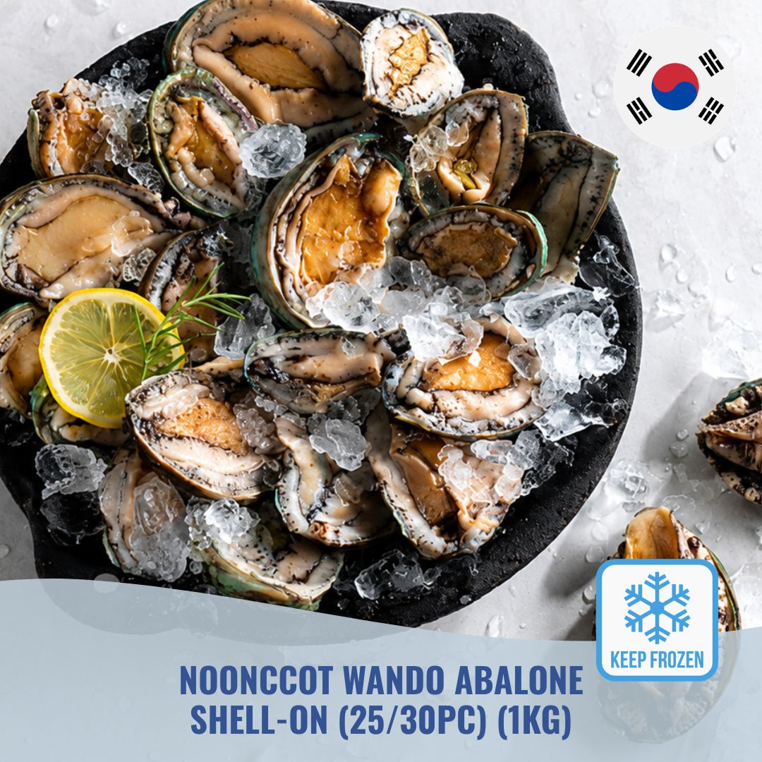 NOONCCOT Wando Aabalone Shell On  (25/30PC) - 1KG_0