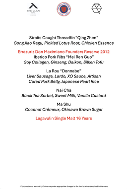Dîner Amical Au Qin