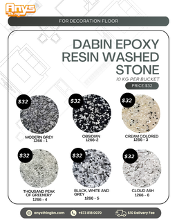 dabin epoxy resin washed stone