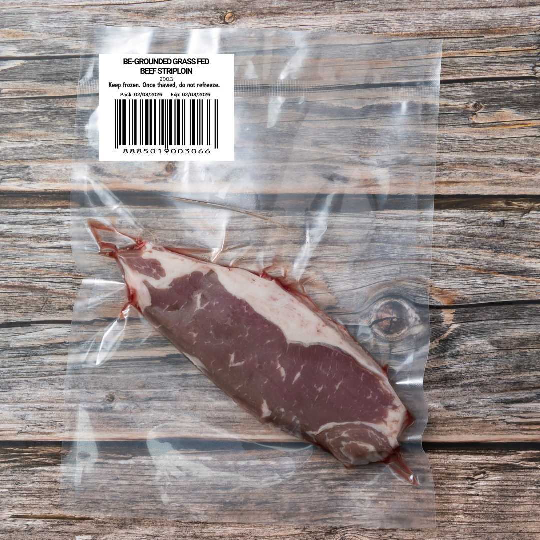 Be-Grounded Grass Fed Aust Beef Striploin 200G_3