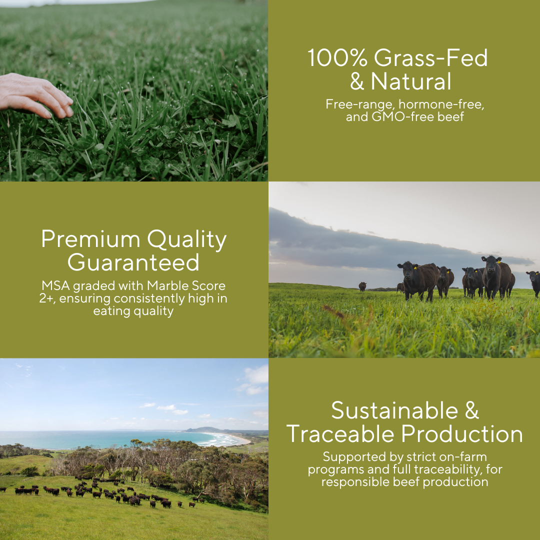 Be-Grounded Grass Fed Aust Beef Striploin 200G_1