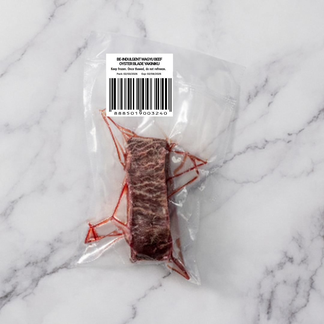 Be-Indulgent Wagyu Aust Beef Oyster Blade MB4-5 Yakiniku 200G_3