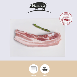 MONTRAK Premium Jeju Pork Belly Frozen - Antibiotic Free 300g