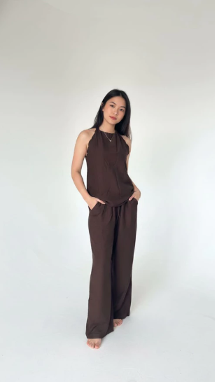 Halter Neck Scallop One Set_3