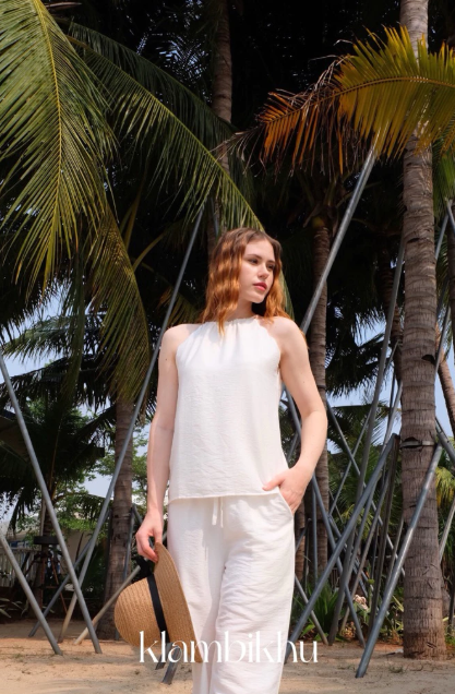 Halter Neck Scallop One Set_4