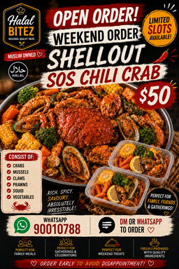 Shellout Chilli Crab Sos 4-6 Pax