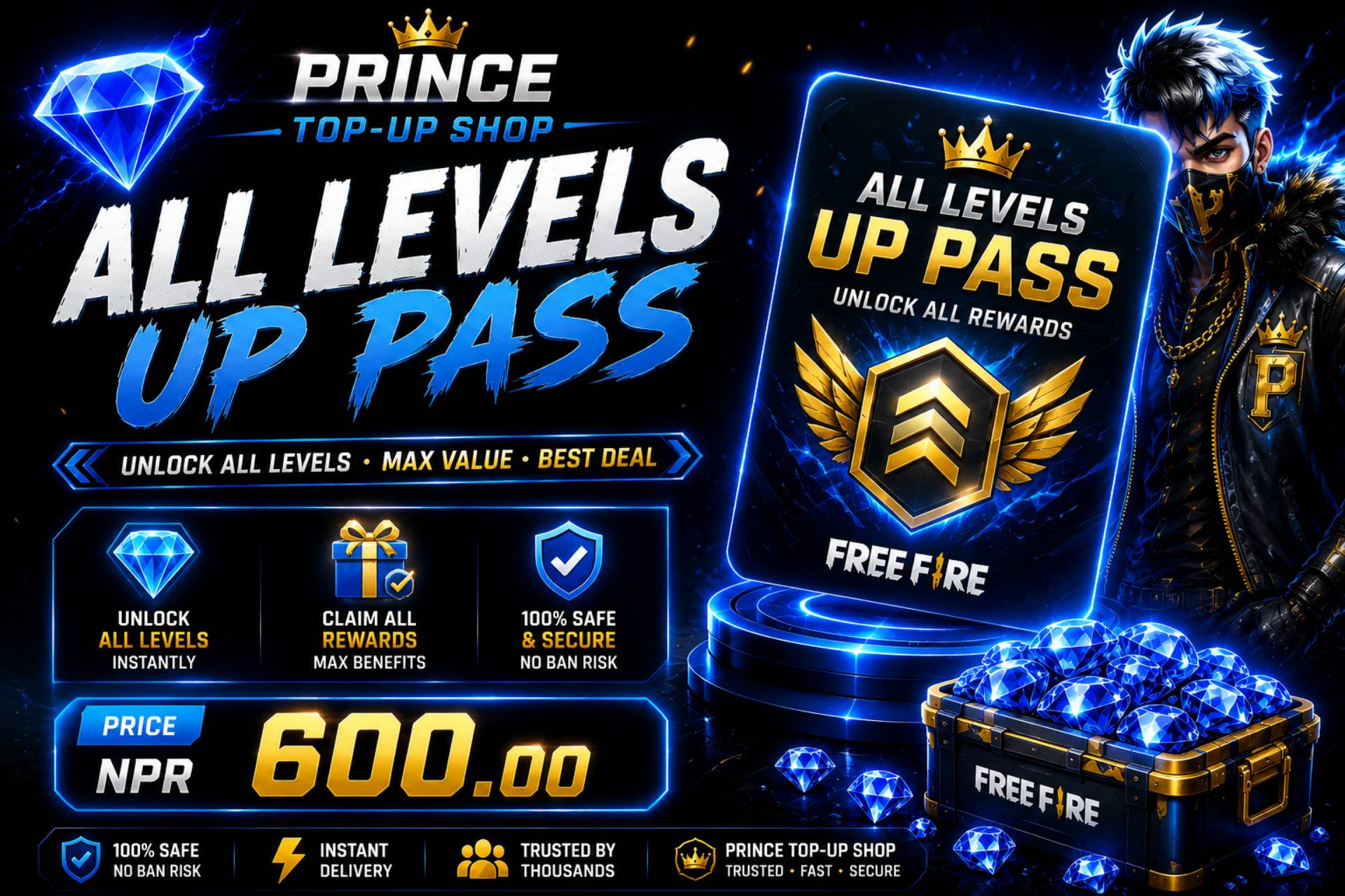 All Levels Up Pass 💎_0