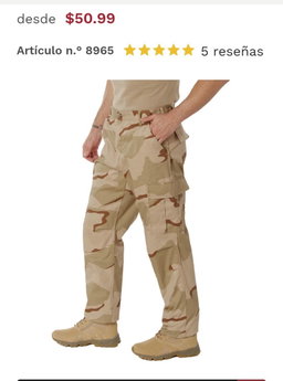 ITEM 8965 BDU PANTALON CAMO ARENA