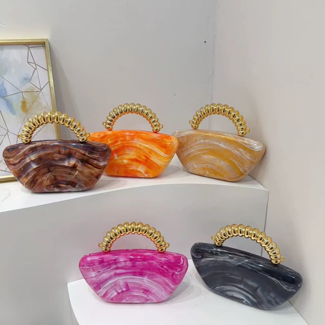 Sac à Main Chic en Acrylique – Élégance & Originalité ✨_0