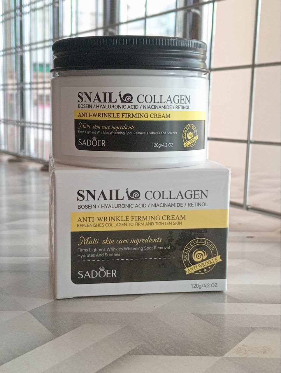 Sadoer Snail Collagen Anti-wrinkle Firming Cream 120g