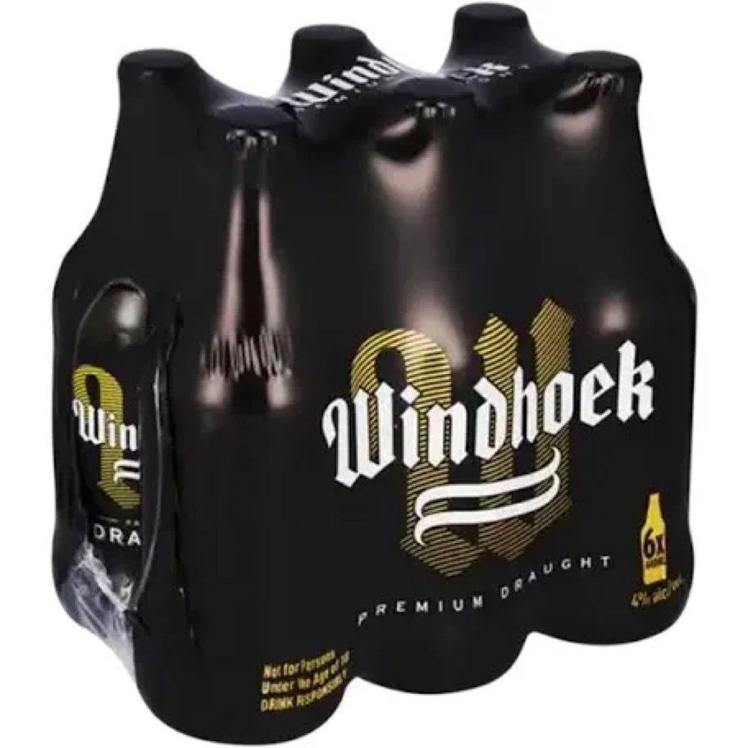 6 x Windhoek Draft 500ml