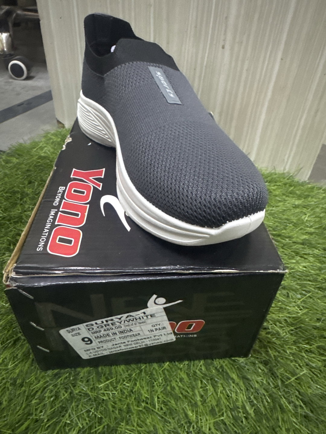 Yono surya d grey 7”10