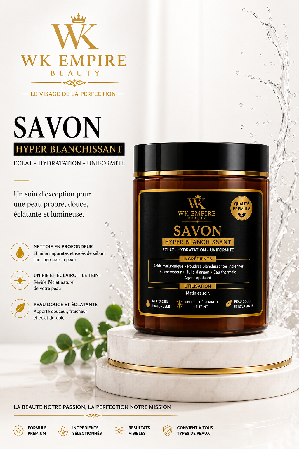 Savon blanchissant