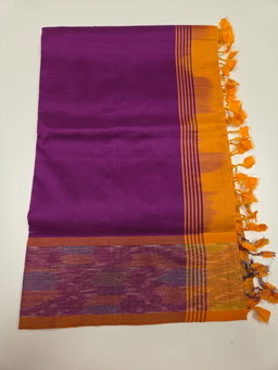 Plain Silk Cotton Saree 