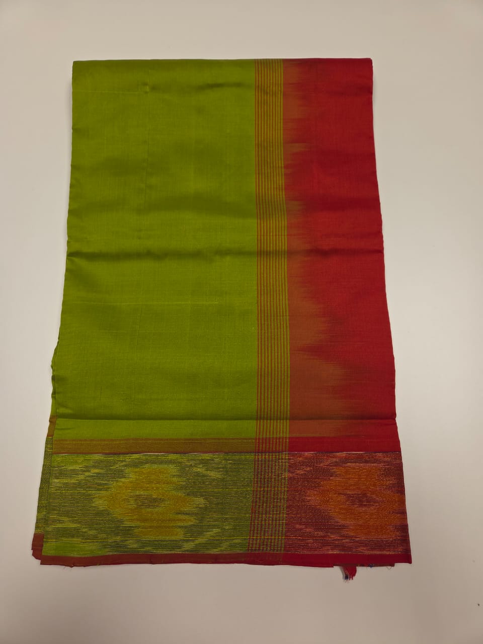 Plain Silk Cotton Saree _0