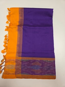 Plain Silk Cotton Saree 