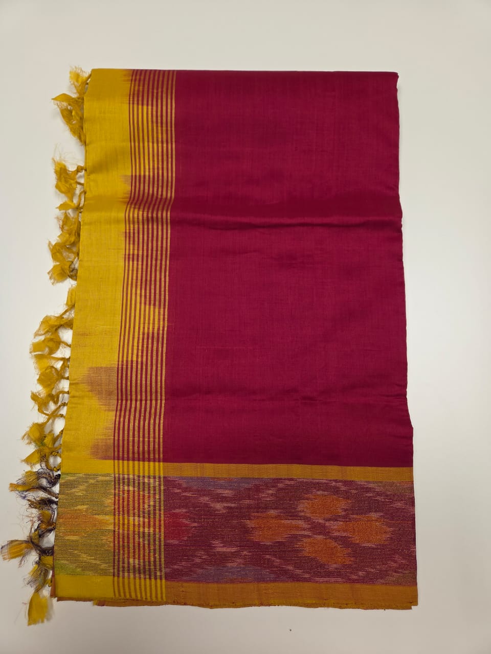 Plain Silk Cotton Saree