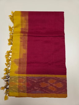Plain Silk Cotton Saree 