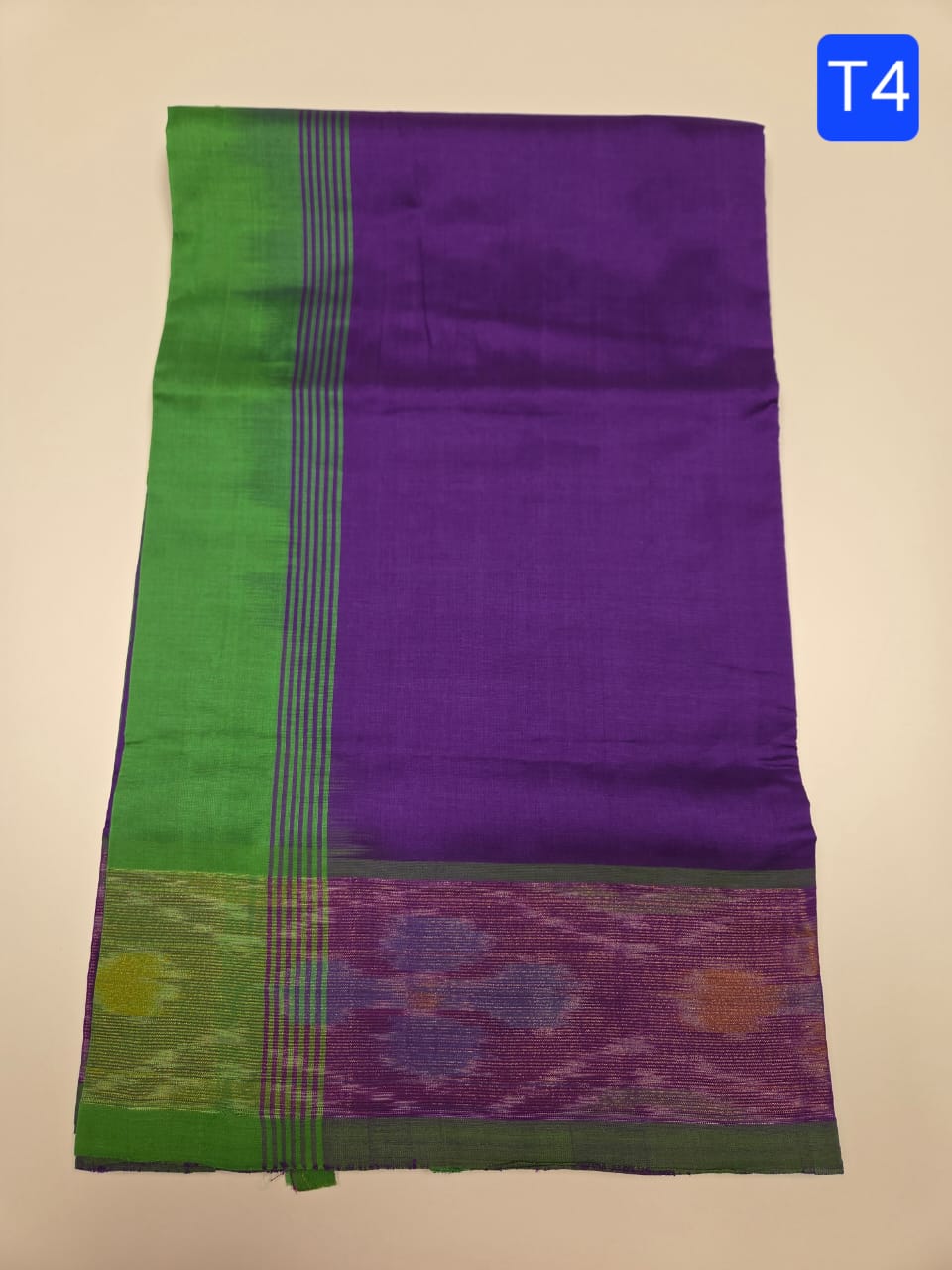 Plain Silk Cotton Saree _0