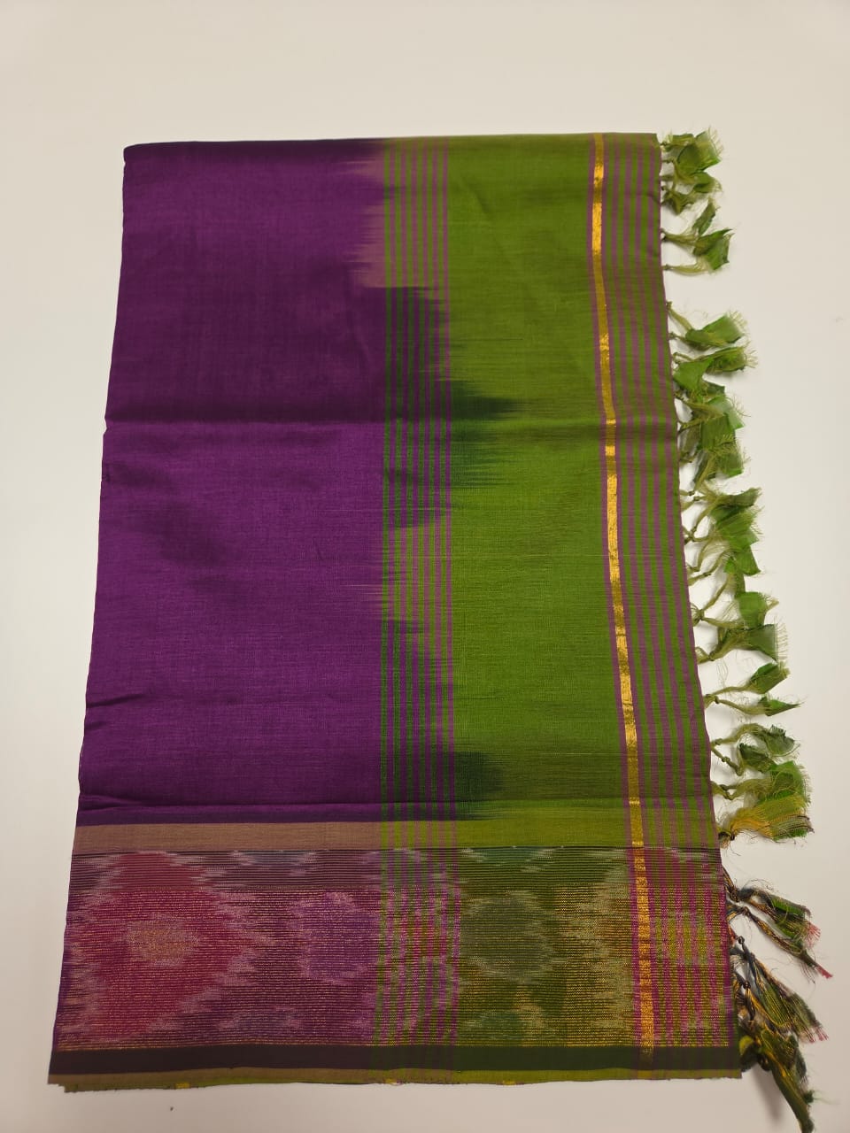 Plain Silk Cotton Saree
