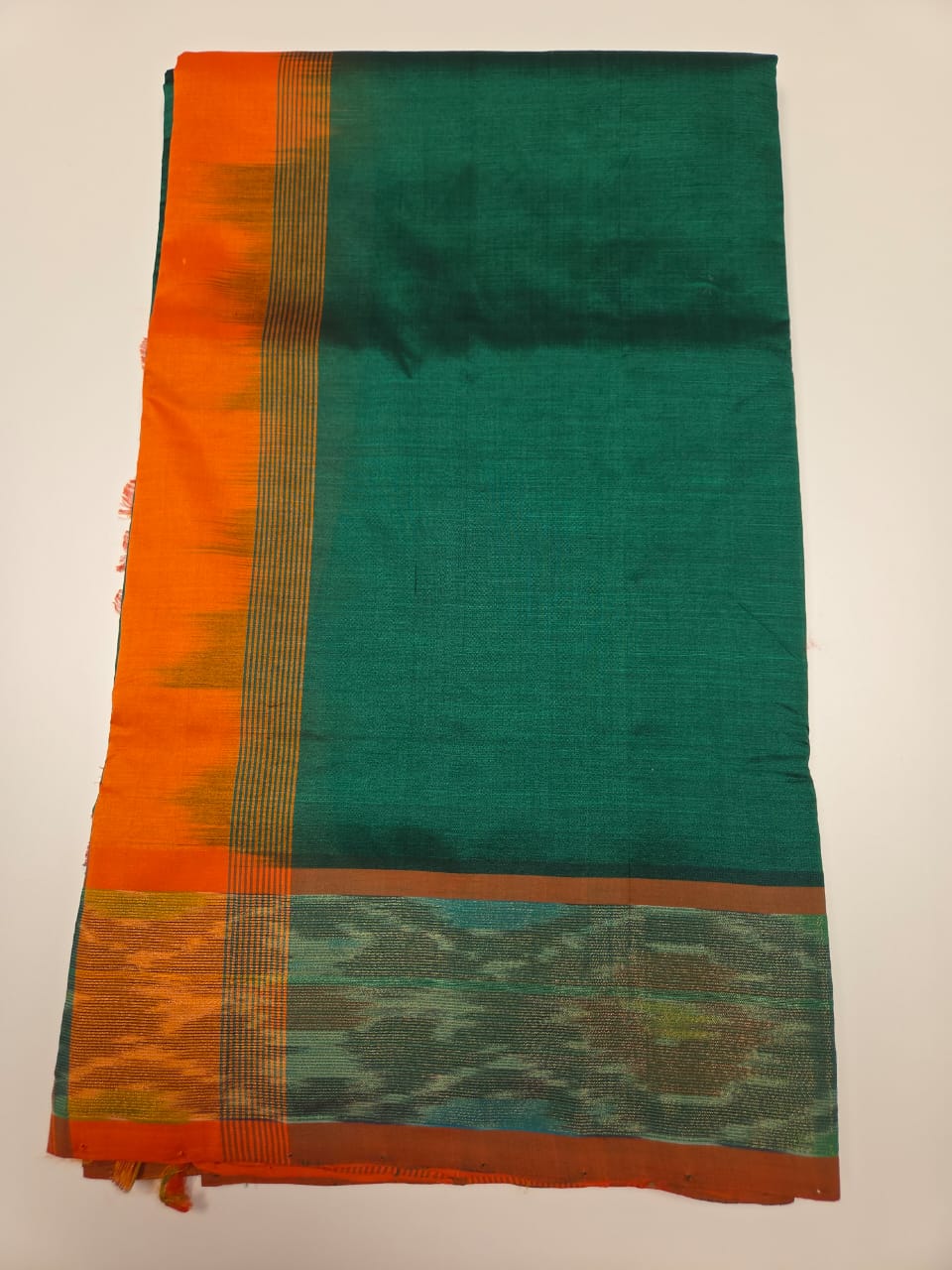Plain Silk Cotton Saree _0