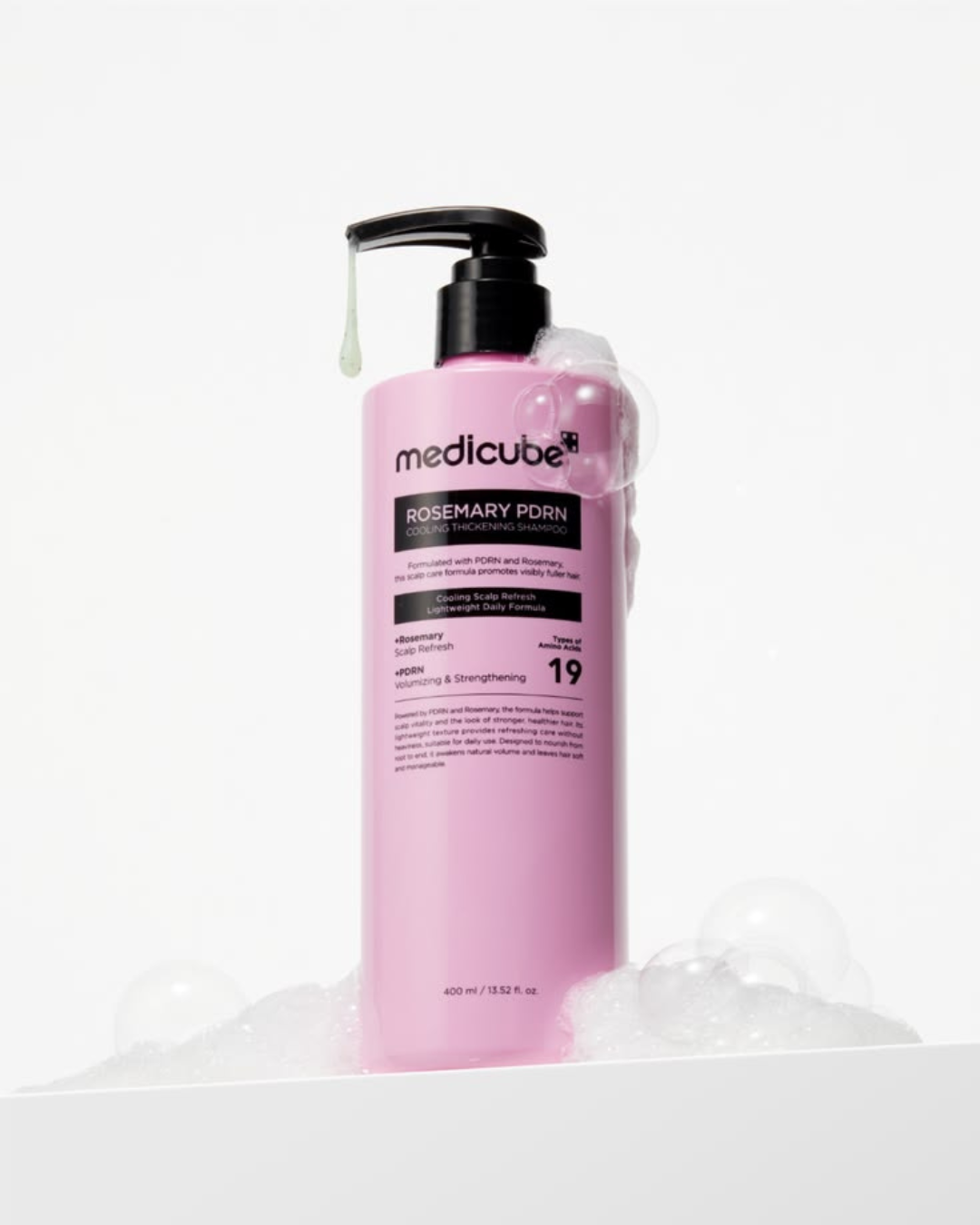 Medicube Rosemary PDRN Cooling Thickening Shampoo (400 ml) 🌿✨