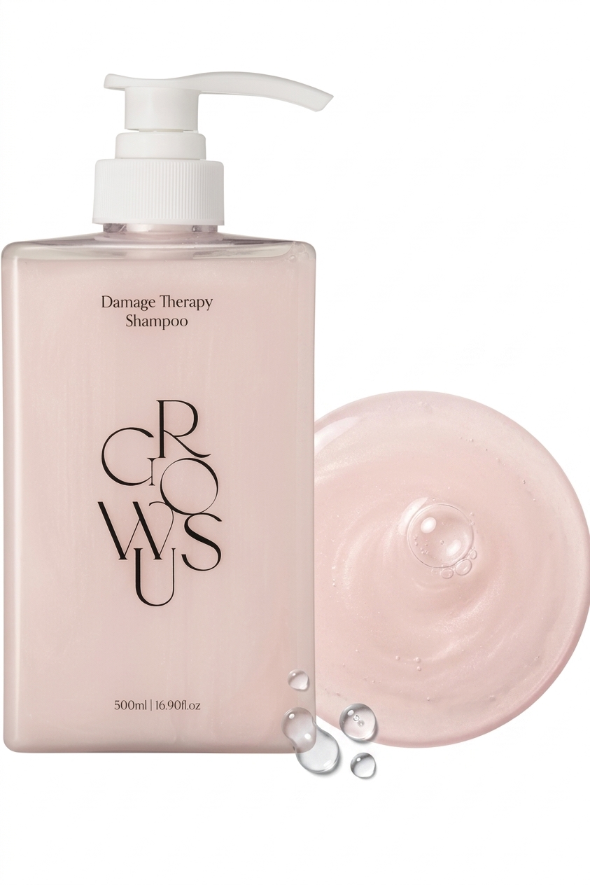 GROWUS Damage Therapy Shampoo (500 ml) 🌸✨